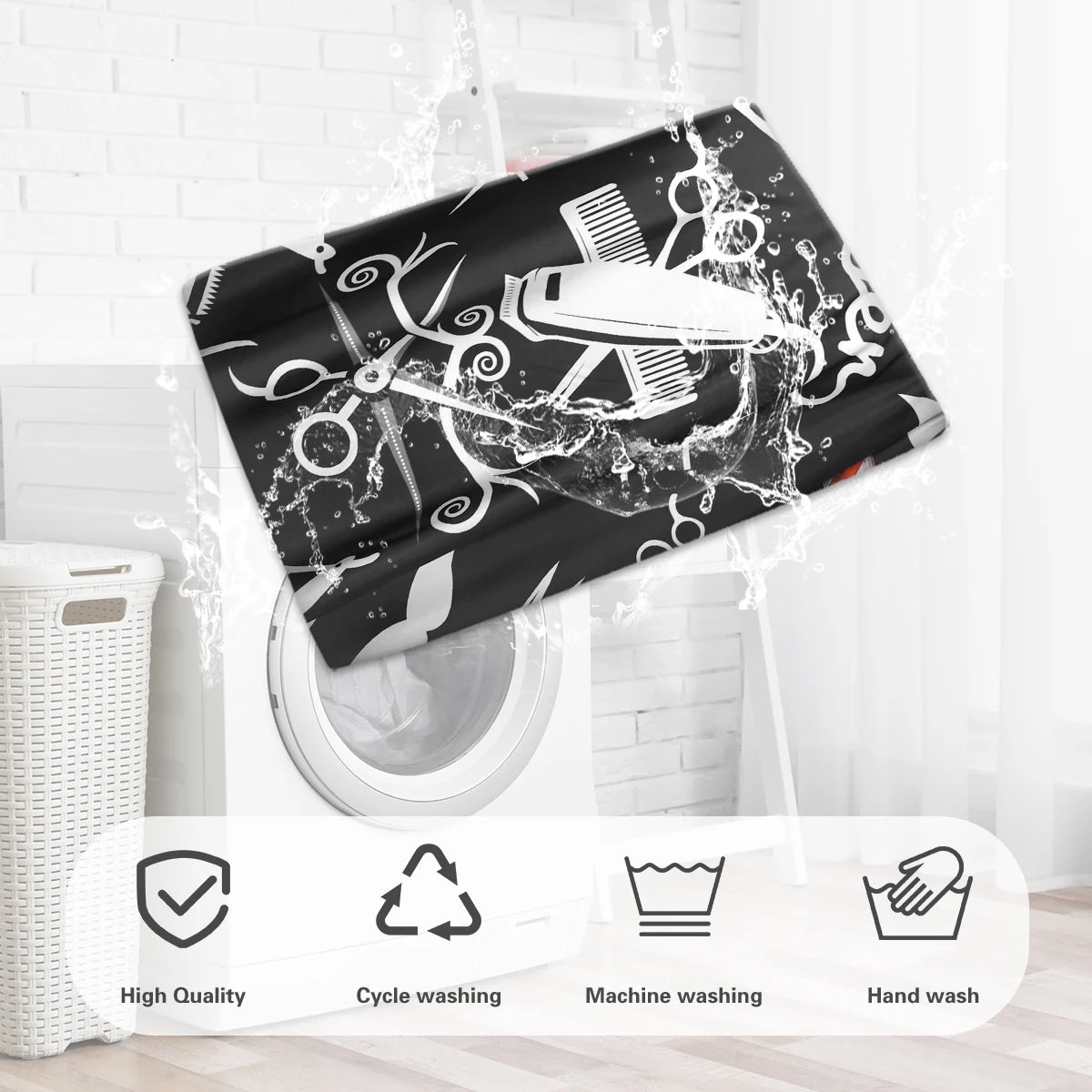 Polyester Antistatic Salon Hairdressing Apron Cape