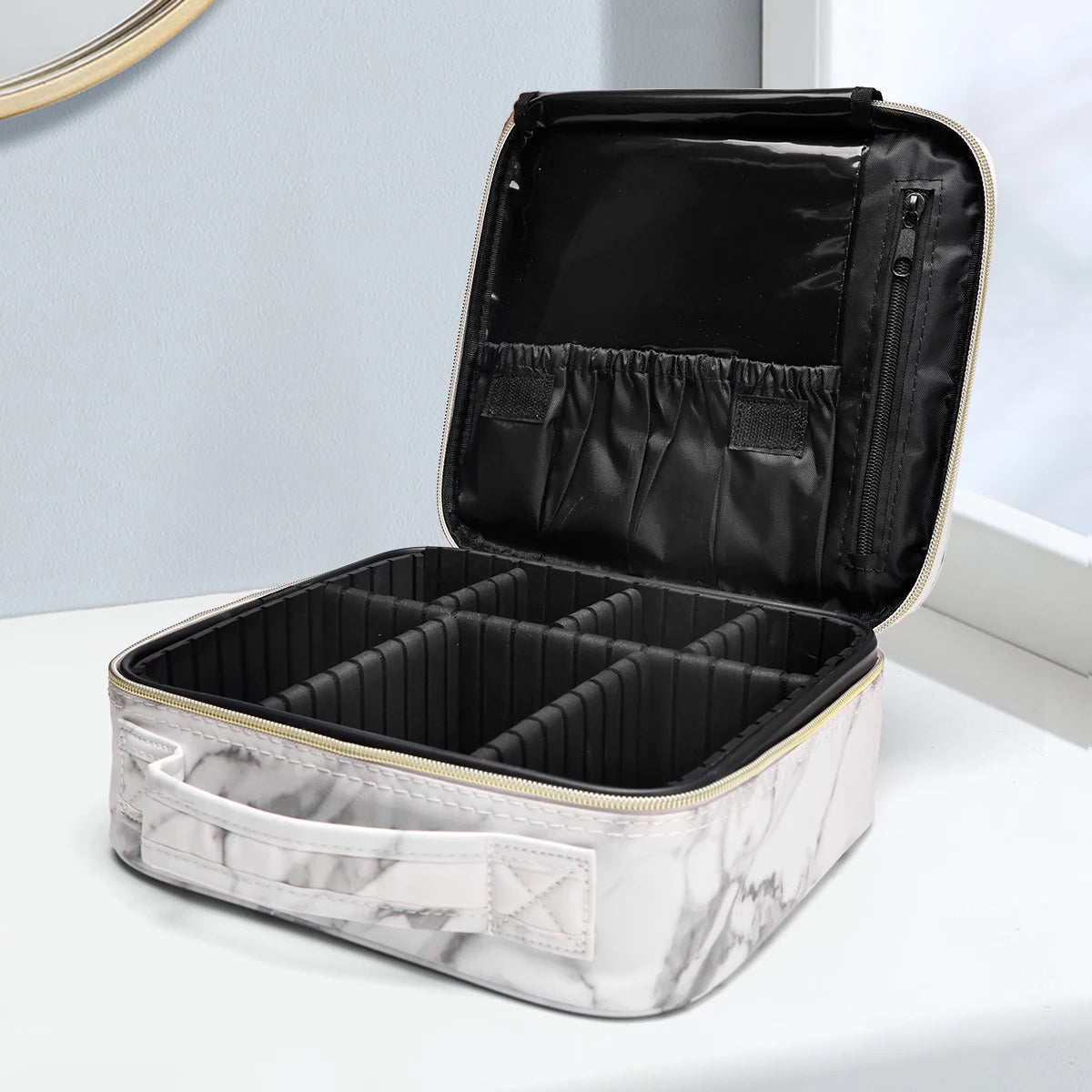 Barber Brush ,Scissor Organizer Case