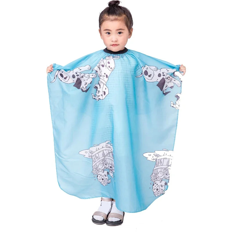 Children’s Waterproof Cartoon designed HairStyling Apron Cape