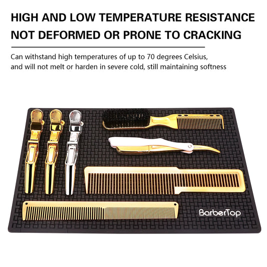 Black Anti-Skid Mini Hairdressing Tool Pad