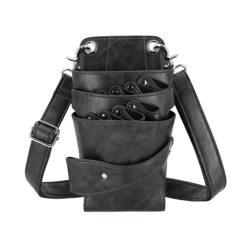 8 Pocket Khaki Hairdressing Holster Pouch Belt