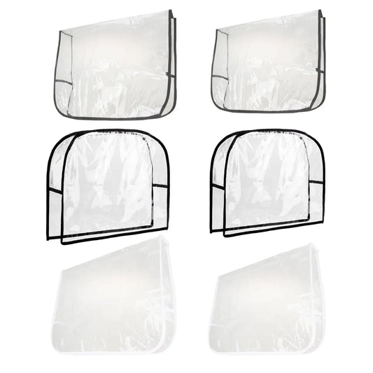 Barbershop Chair PVC Waterproof Transparent Backrest Cover