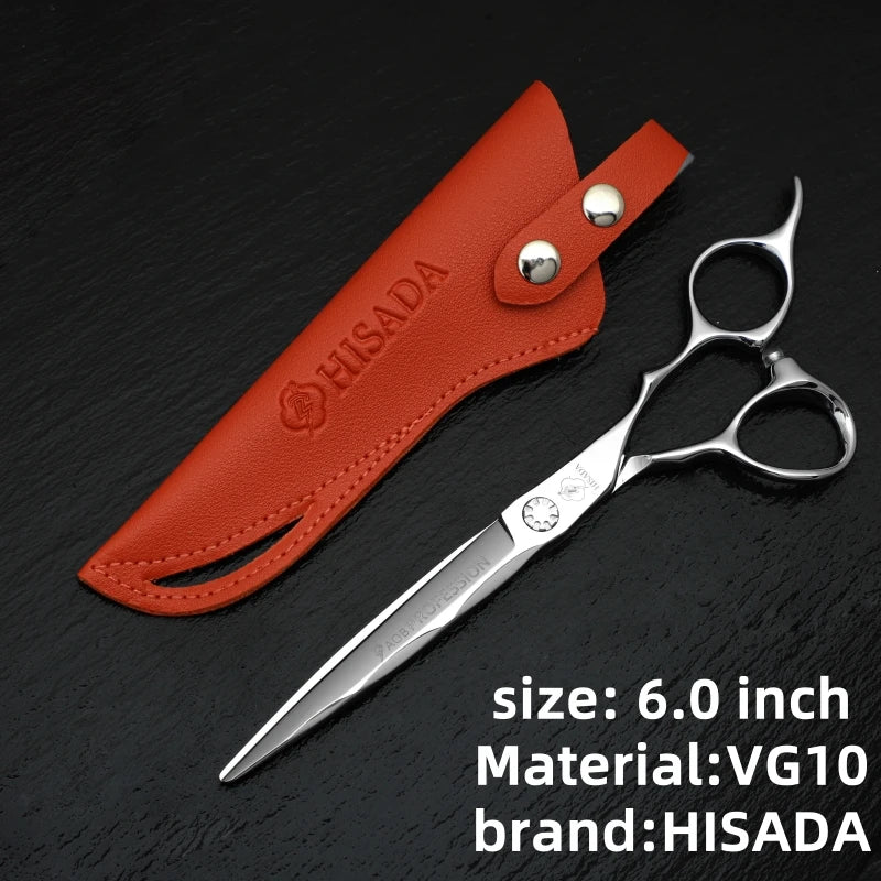HISADA 6/6.5/7 inch Stainless Steel Professional Hairdressing Scissors