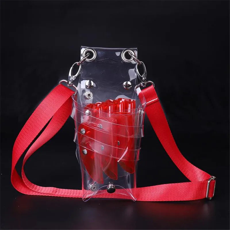 1PCS: 7 Pocket PVC Hair Accessory Barber Pouch
