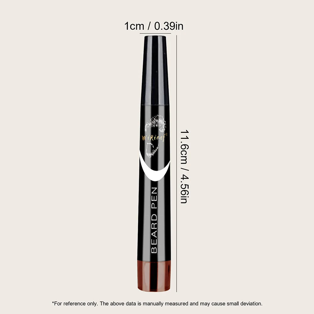 1Pcs: Beard Pen Filler ,Brush kit