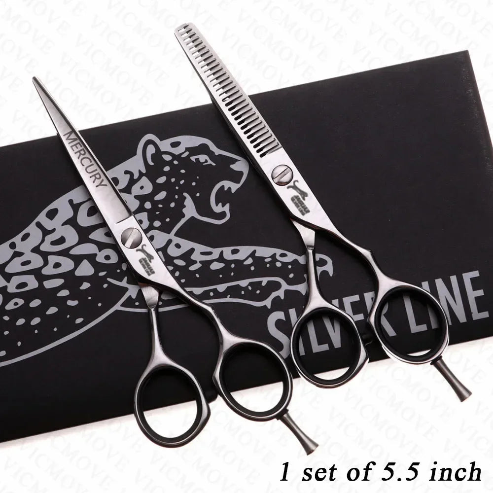 High Quality 5/5.5/6/6.5/7 inch Stainless Steel Shear Thinning Hair Grooming Scissors