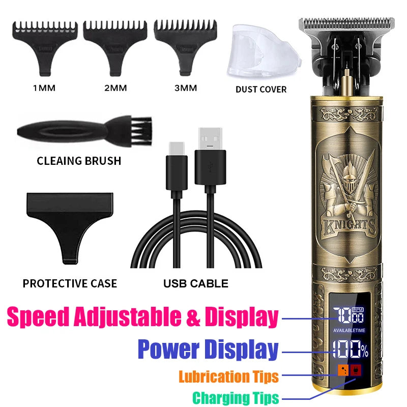 T9 Electric Cordless Beard Shaving Body Hair Trimmer