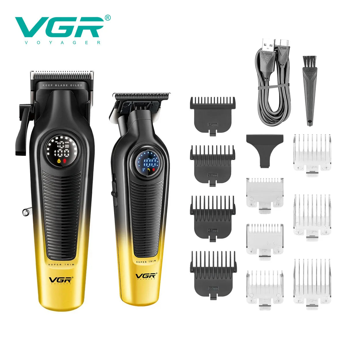 VGR Electric Cordless Hair Trimmer Clippers