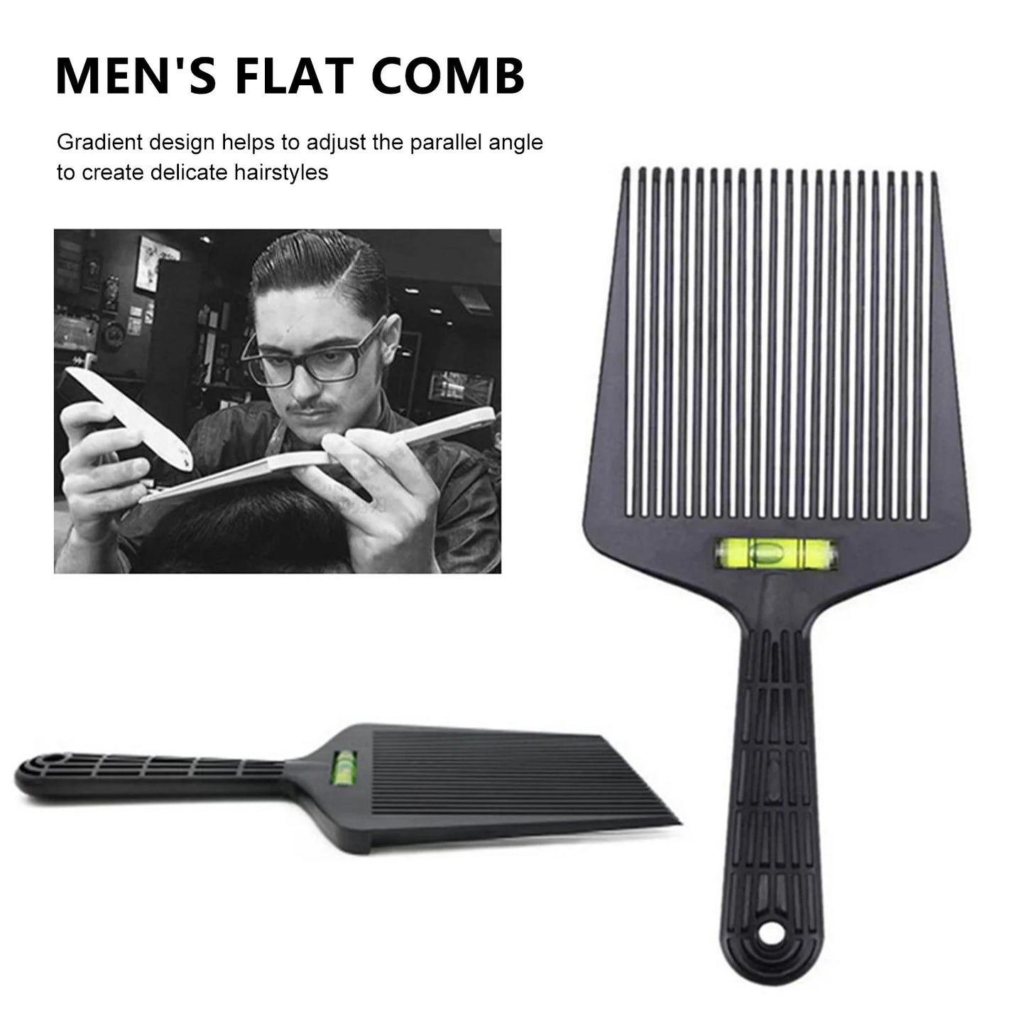 Flat Top Bang Oil Comb w Accurate Leveling Water System
