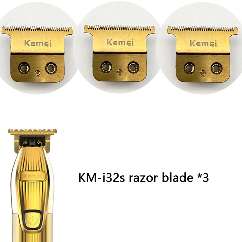 12PCS: Kemei KM-i32s High Quality Razor Blade Barber Accessory