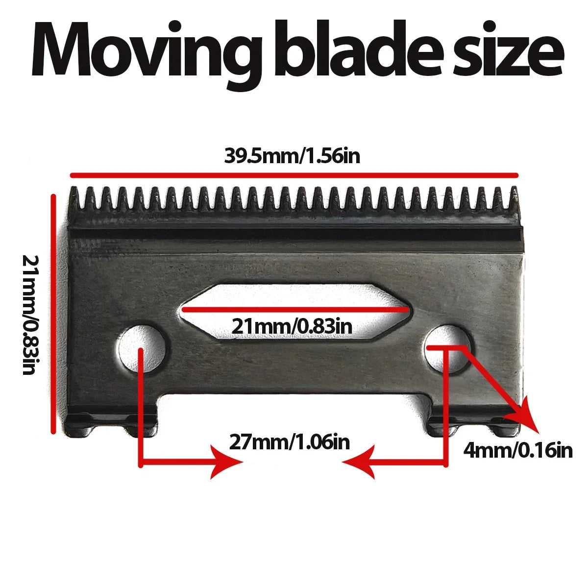 Replaceable Cordless Stainless Steel Hairdressing DLC Blades