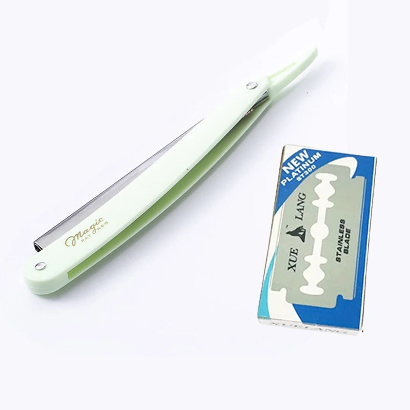 1-10PCS: Stainless Steel Manual Shaving Razor kit