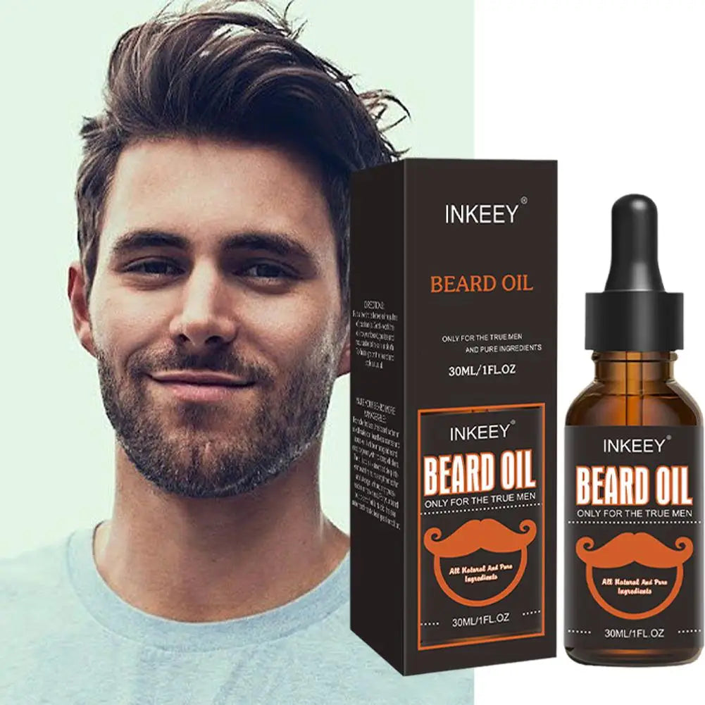 2PCS: Facial Hair Natural Organic Oil Care kit