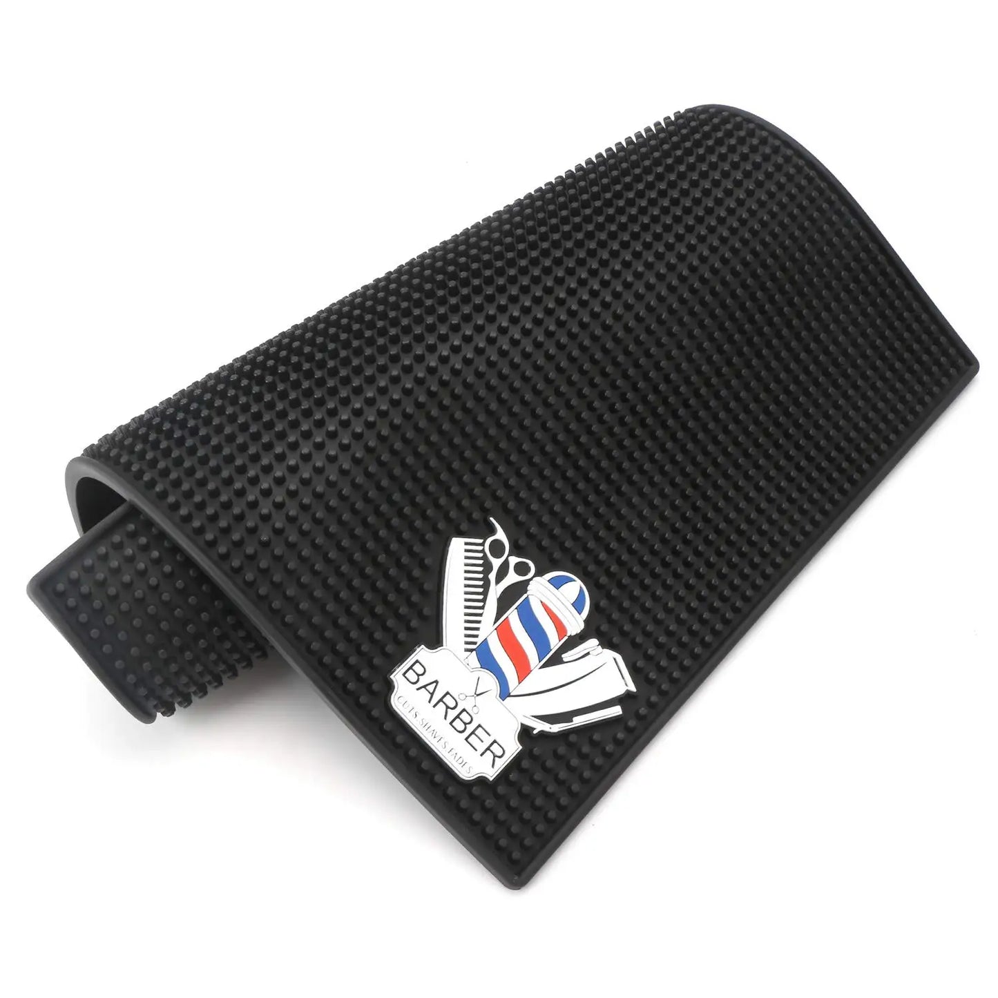 Barber Silicone Station Mat Display