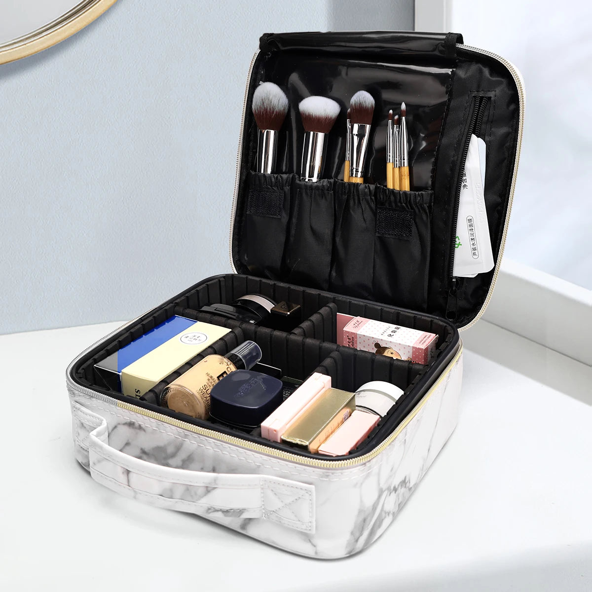 Barber Brush ,Scissor Organizer Case