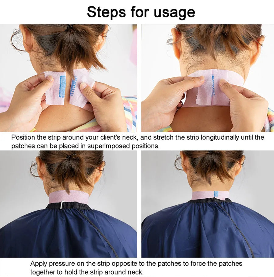 1Pcs: Disposable Absorbing Neck Strips Perspiration Tissue