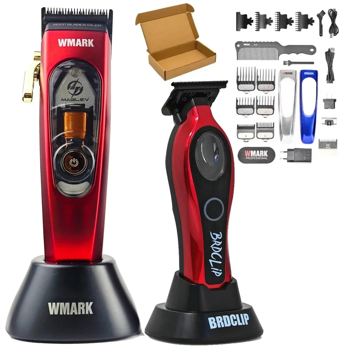 WMARK Rechargeable USB NG-9004 BRDCLIP M3T DLC Hair Clippers