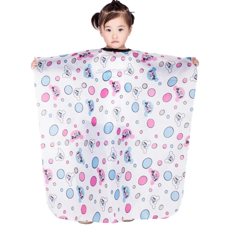 Children’s Waterproof Cartoon designed HairStyling Apron Cape