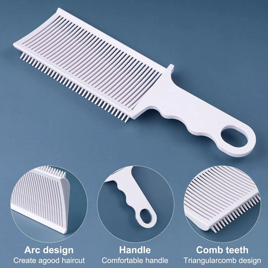 Pro Curved Flat Top Positioning Trimming Comb