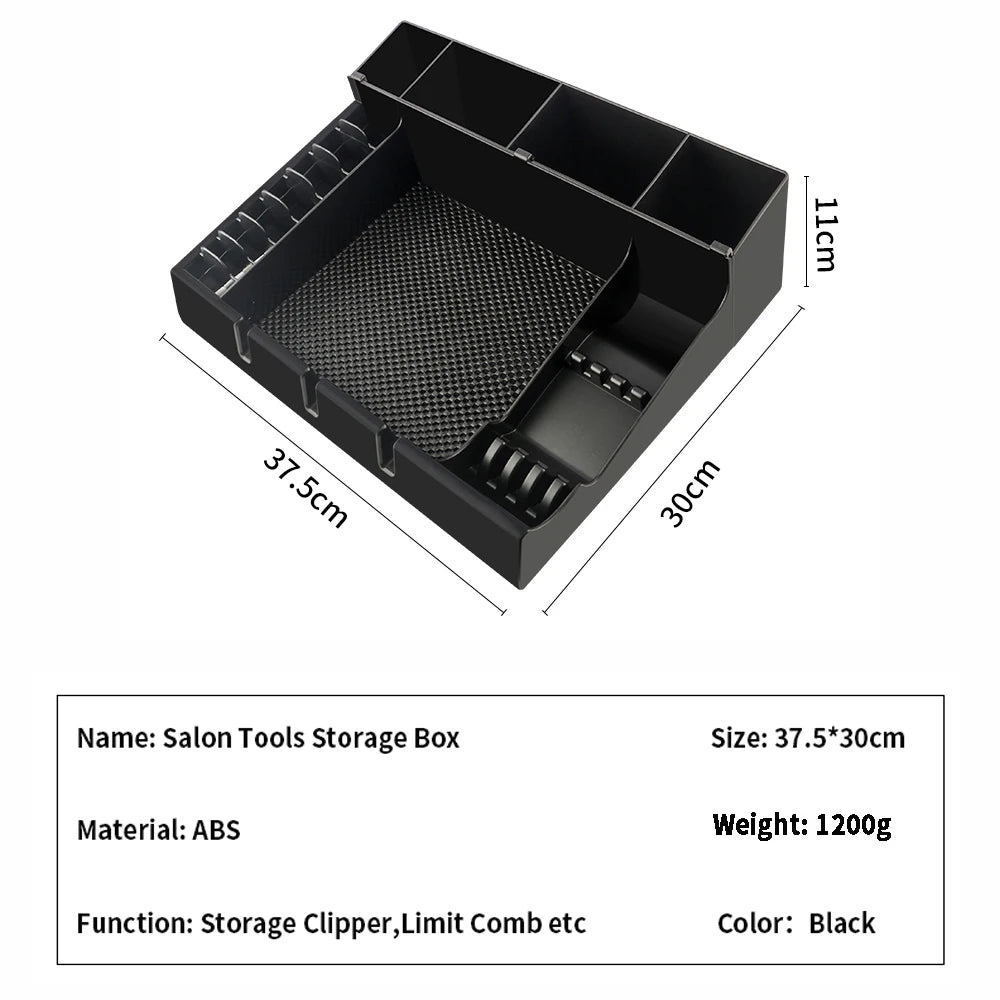 Barber Large Capacitive Plastic Salon Storage Accessories Tray