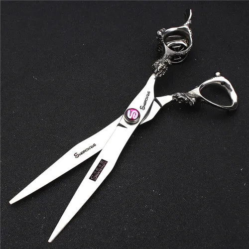 Stainless Steel 6/6.5/7 inch 440C Barber Shears Salon Scissors Set