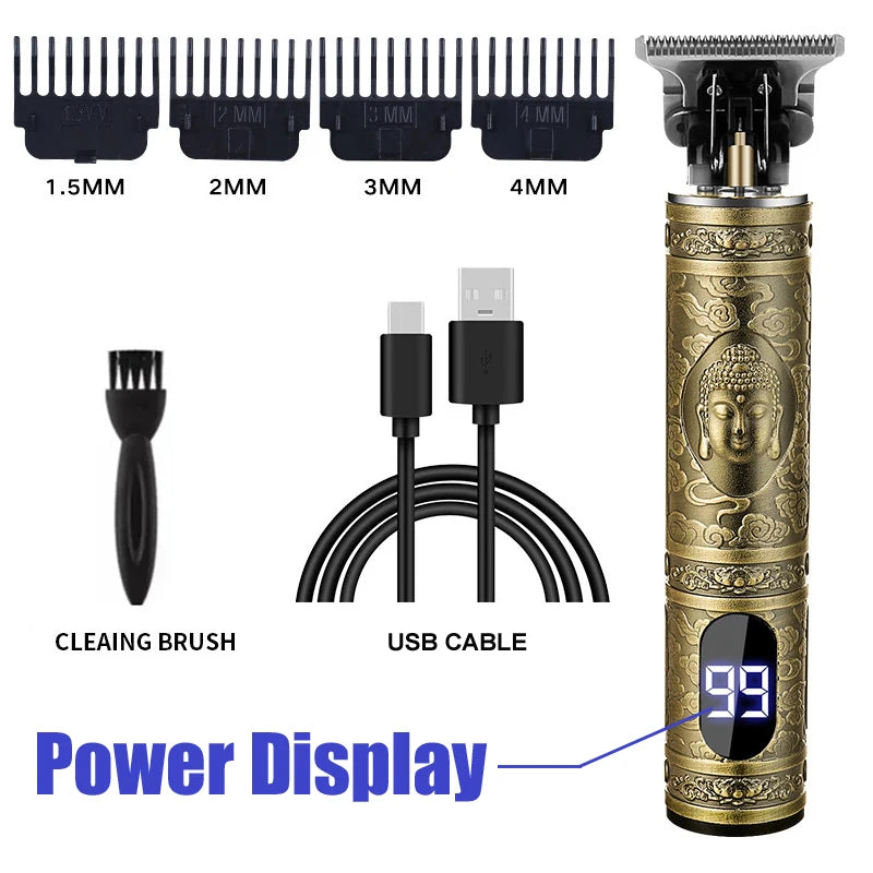 T9 Electric Cordless Beard Shaving Body Hair Trimmer