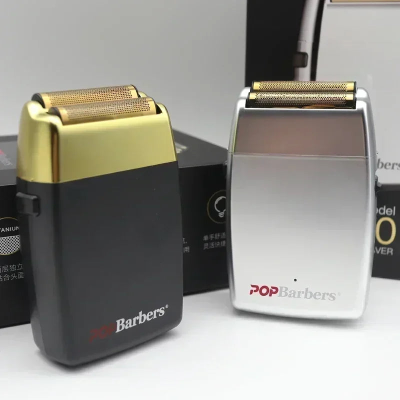USB 11000 RPM P620 Electric Double Foil Shaver Men's Beard Trimmer