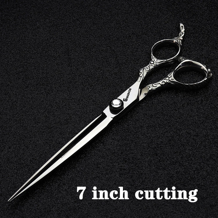 Stainless Steel 6/6.5/7 inch 440C Barber Shears Salon Scissors Set