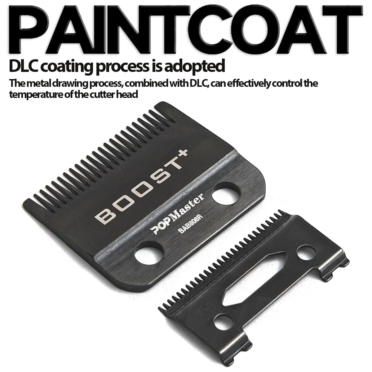Replaceable Cordless Stainless Steel Hairdressing DLC Blades