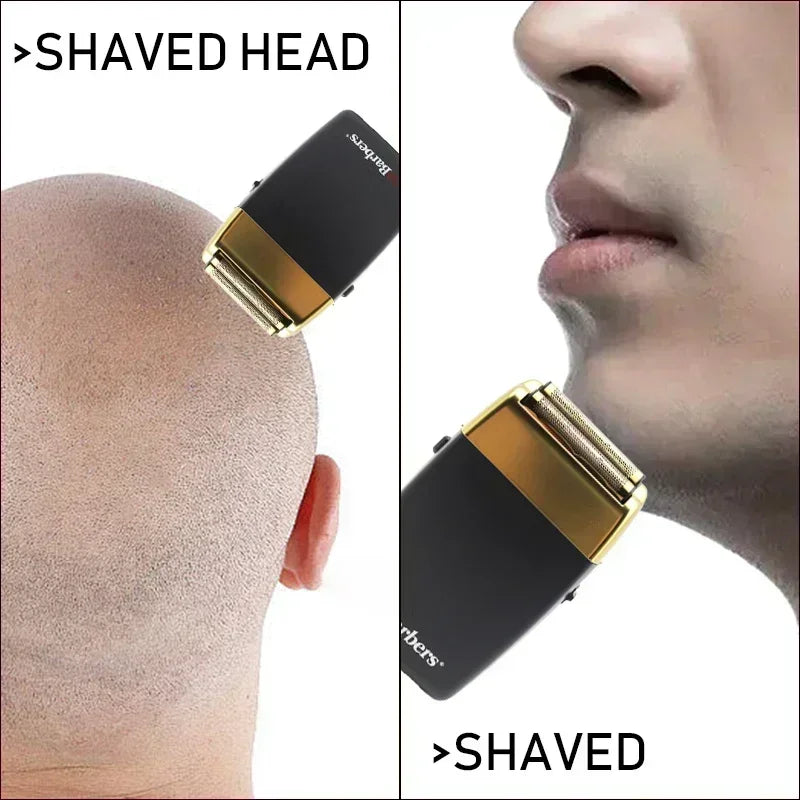 USB 11000 RPM P620 Electric Double Foil Shaver Men's Beard Trimmer