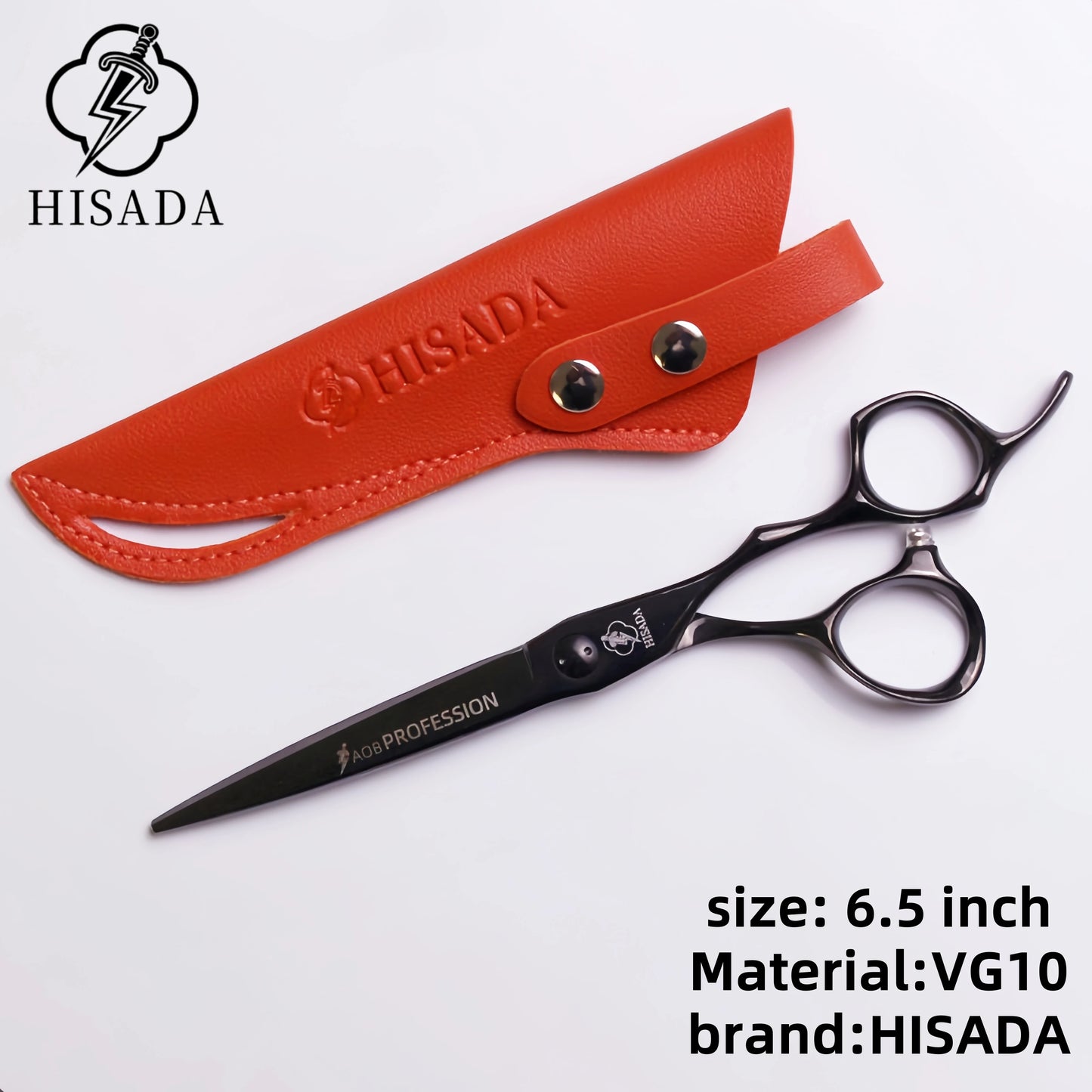 HISADA 6/6.5/7 inch Stainless Steel Professional Hairdressing Scissors