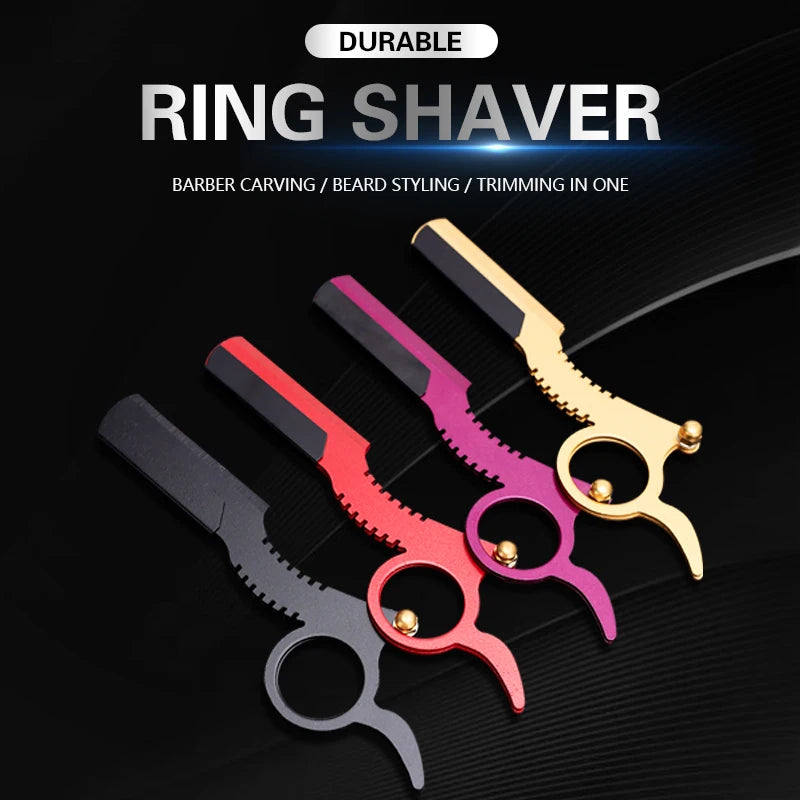 Barbershop Stainless Steel Classic Ring Shaving ,Edge Razor