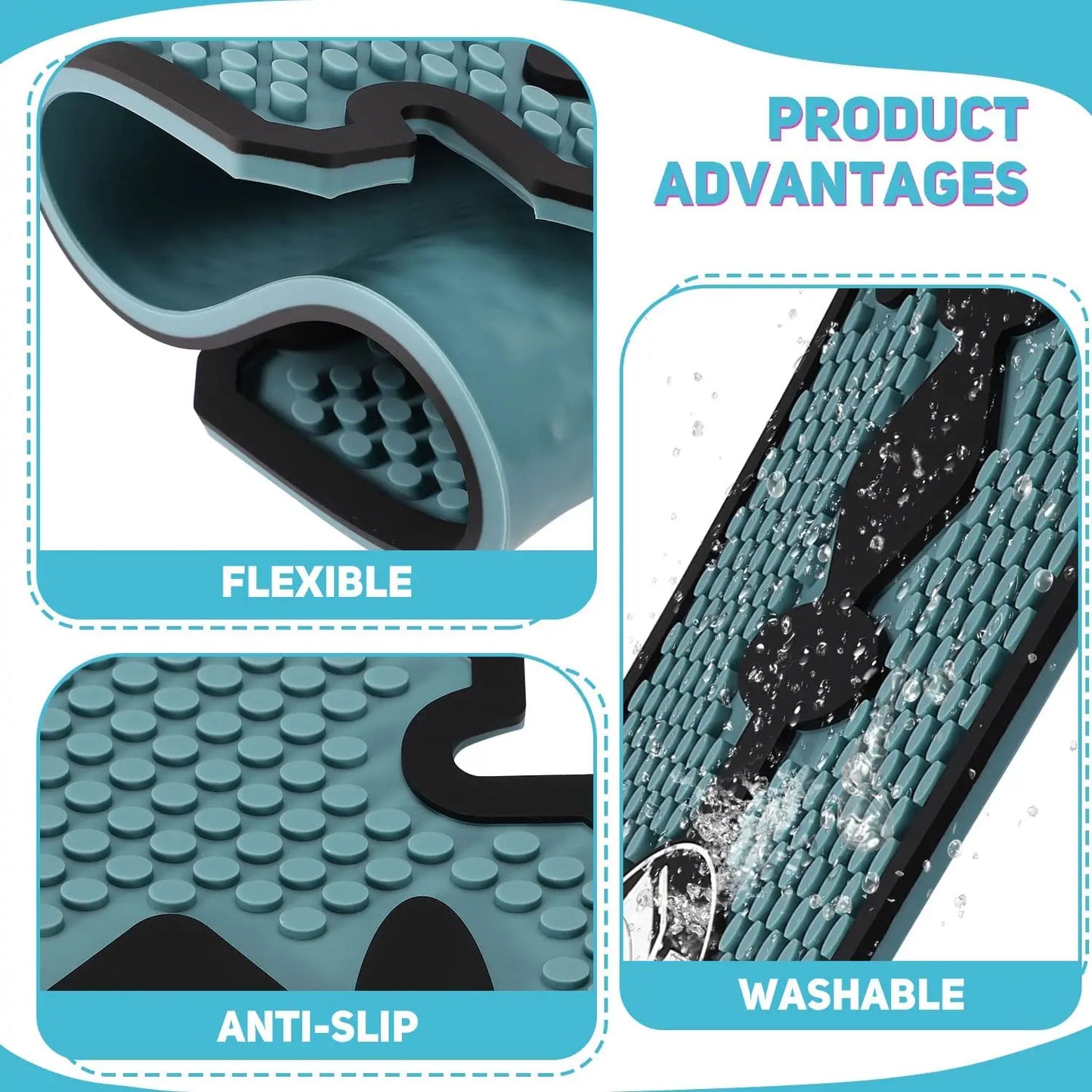 Barbershop Magnetic Countertop tray Silicone Pad