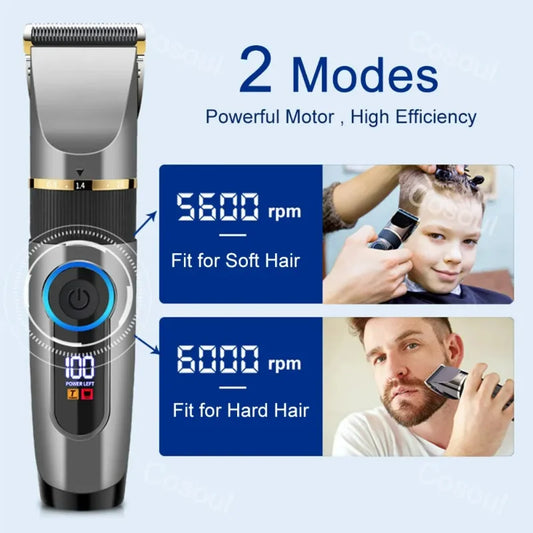5600-6000RPM Rechargeable Versatile Grooming Hair Clipper