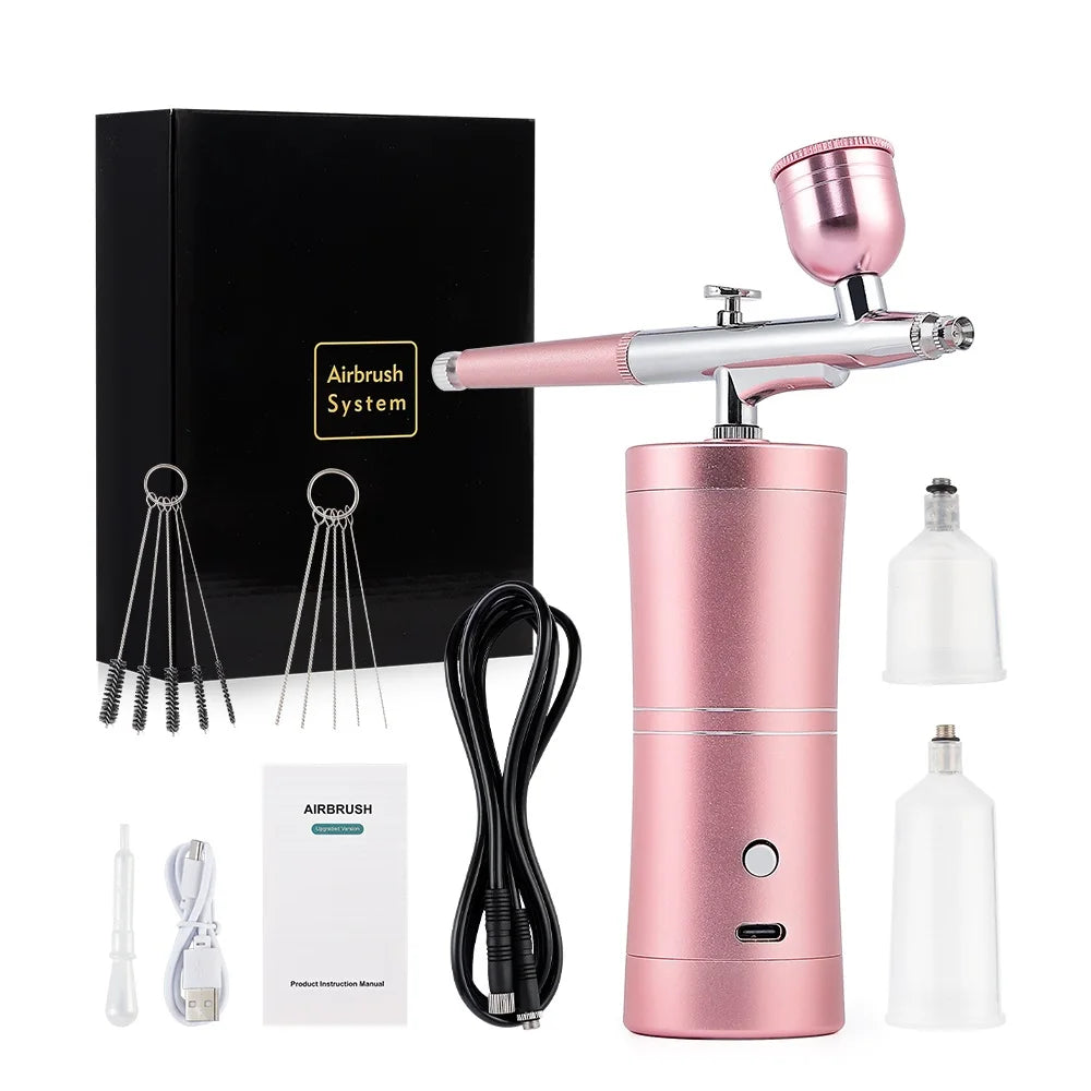 Portable 0.3mm Airbrush With 150cm Air Tube Painting Spray gun