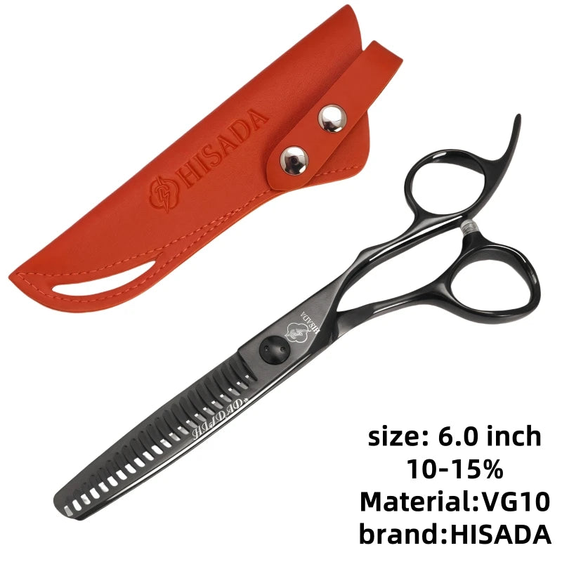 HISADA 6/6.5/7 inch Stainless Steel Professional Hairdressing Scissors