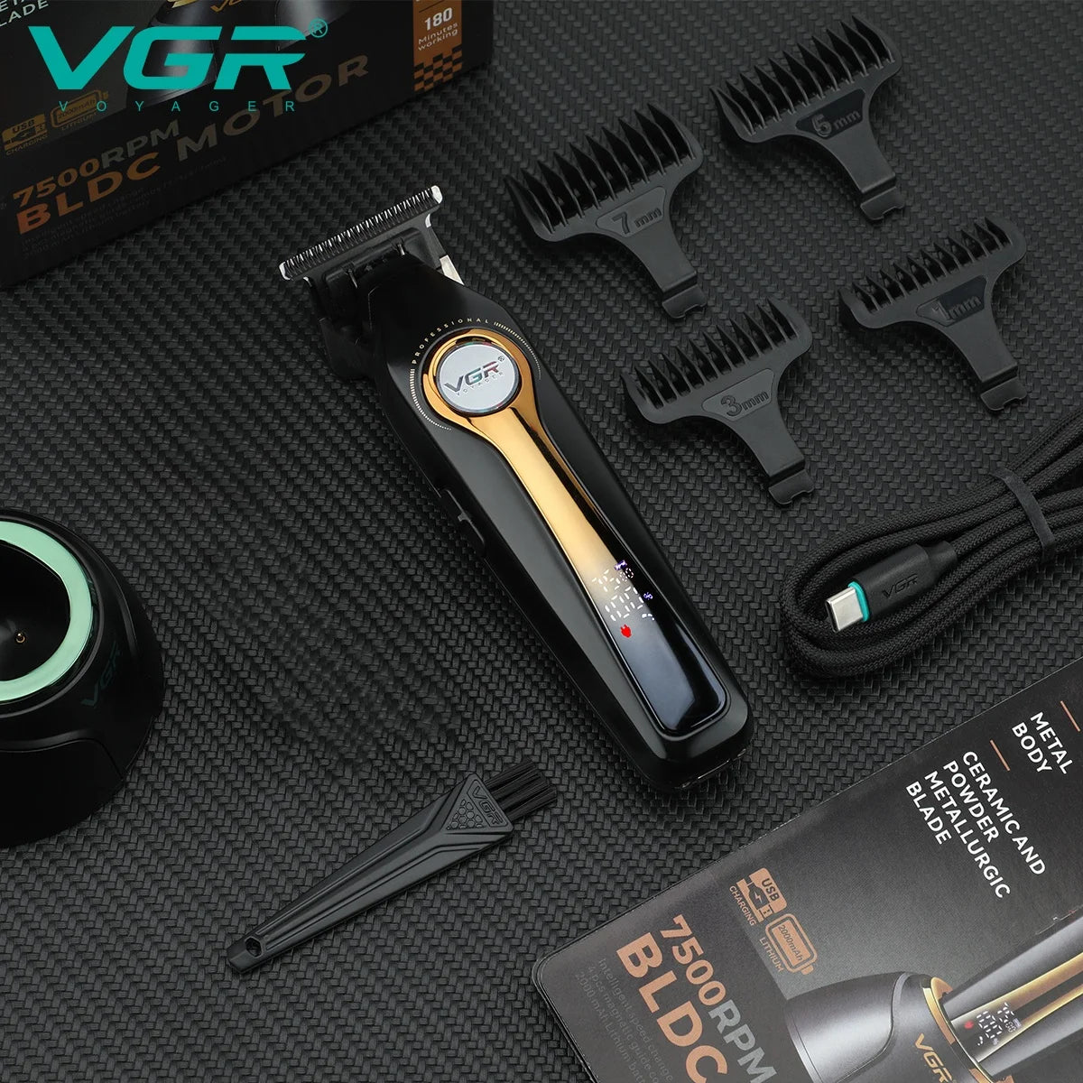 VGR Cordless Electric Hair Trimmer