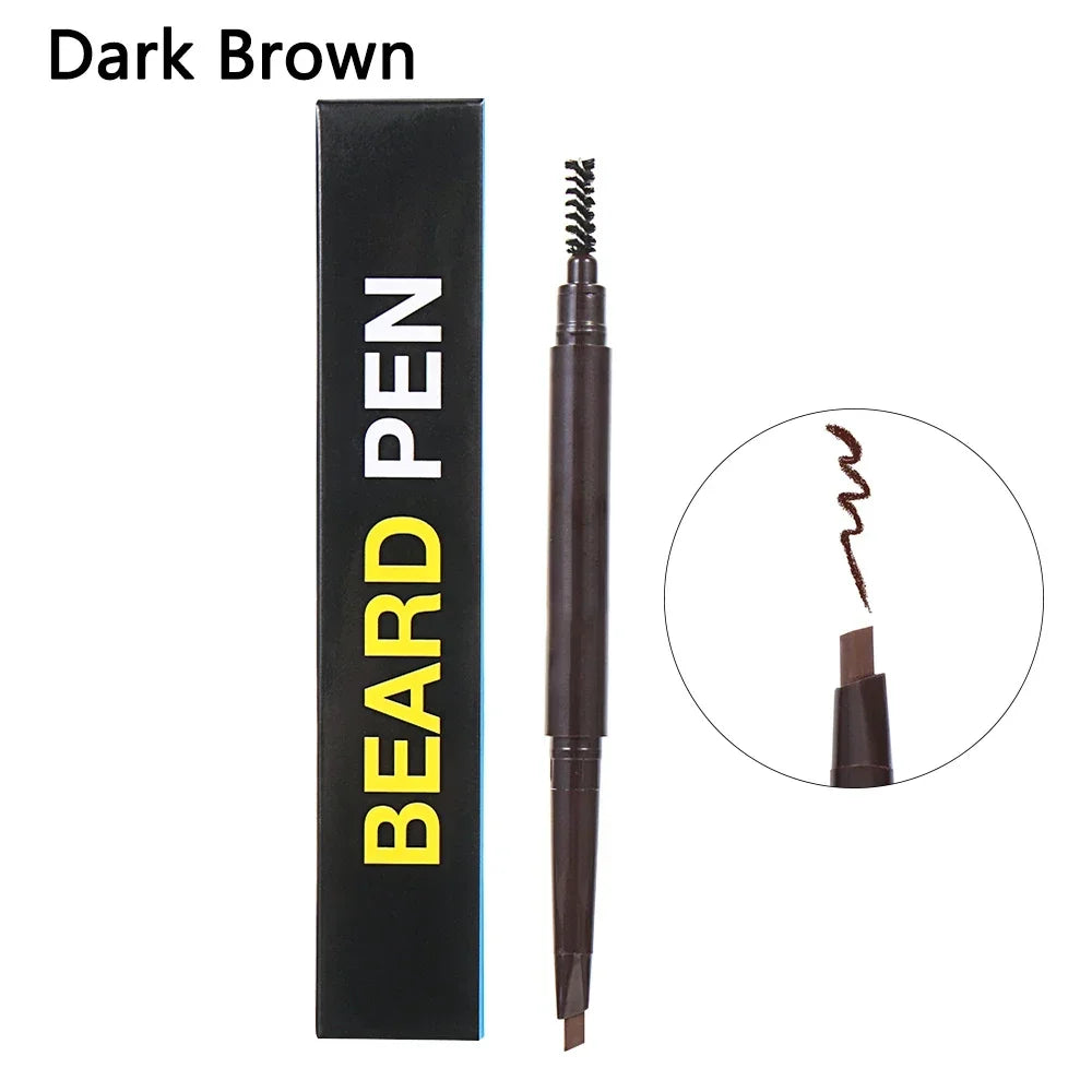 Waterproof Beard Pen/Pencil Eyebrow ,Mustache Repair Coloring Tool