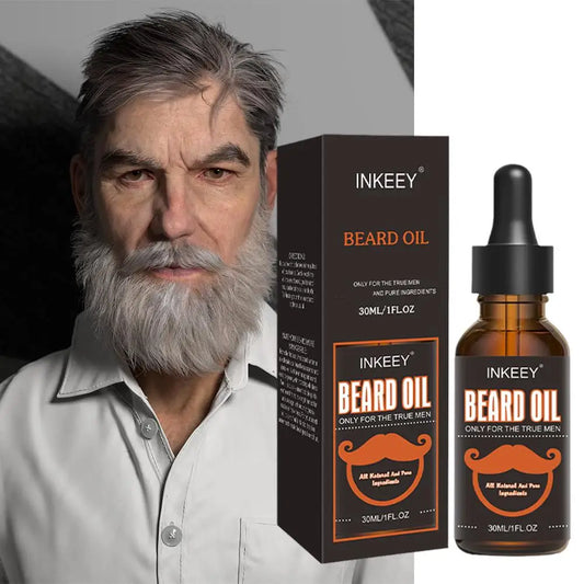 2PCS: Facial Hair Natural Organic Oil Care kit