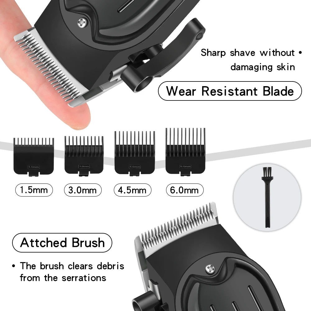 hiena hair clippers ,face trimmer and, clipper combs