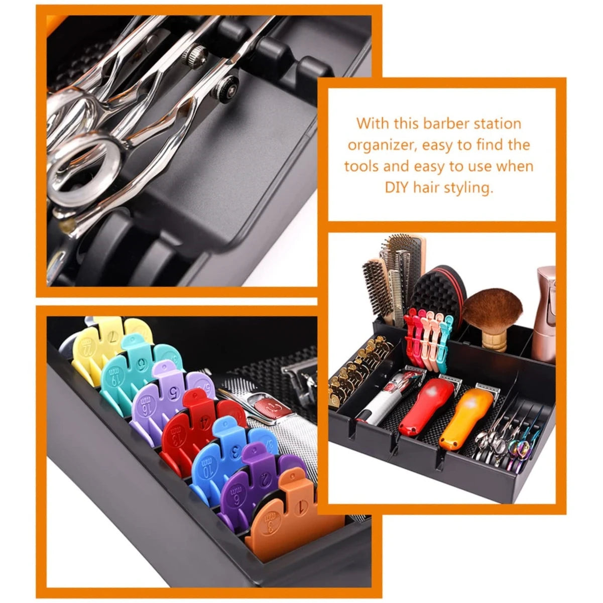 Salon Barber Hair Styling Scissors Storage Box
