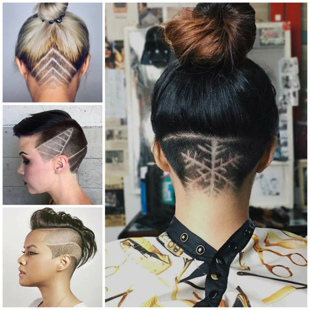 1Pen: 10 Blades Engraved Hair Trimmers