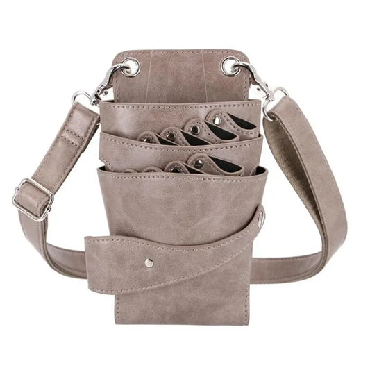 8 Pocket Khaki Hairdressing Holster Pouch Belt