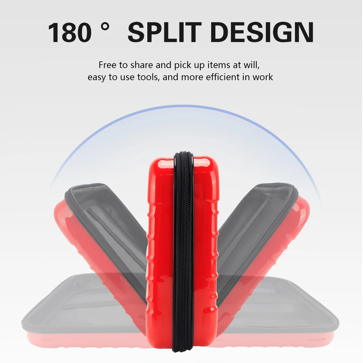 Portable Hair Scissors Case Bag Suitcase