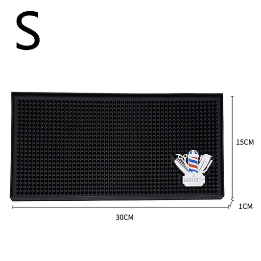 Barber Silicone Station Mat Display