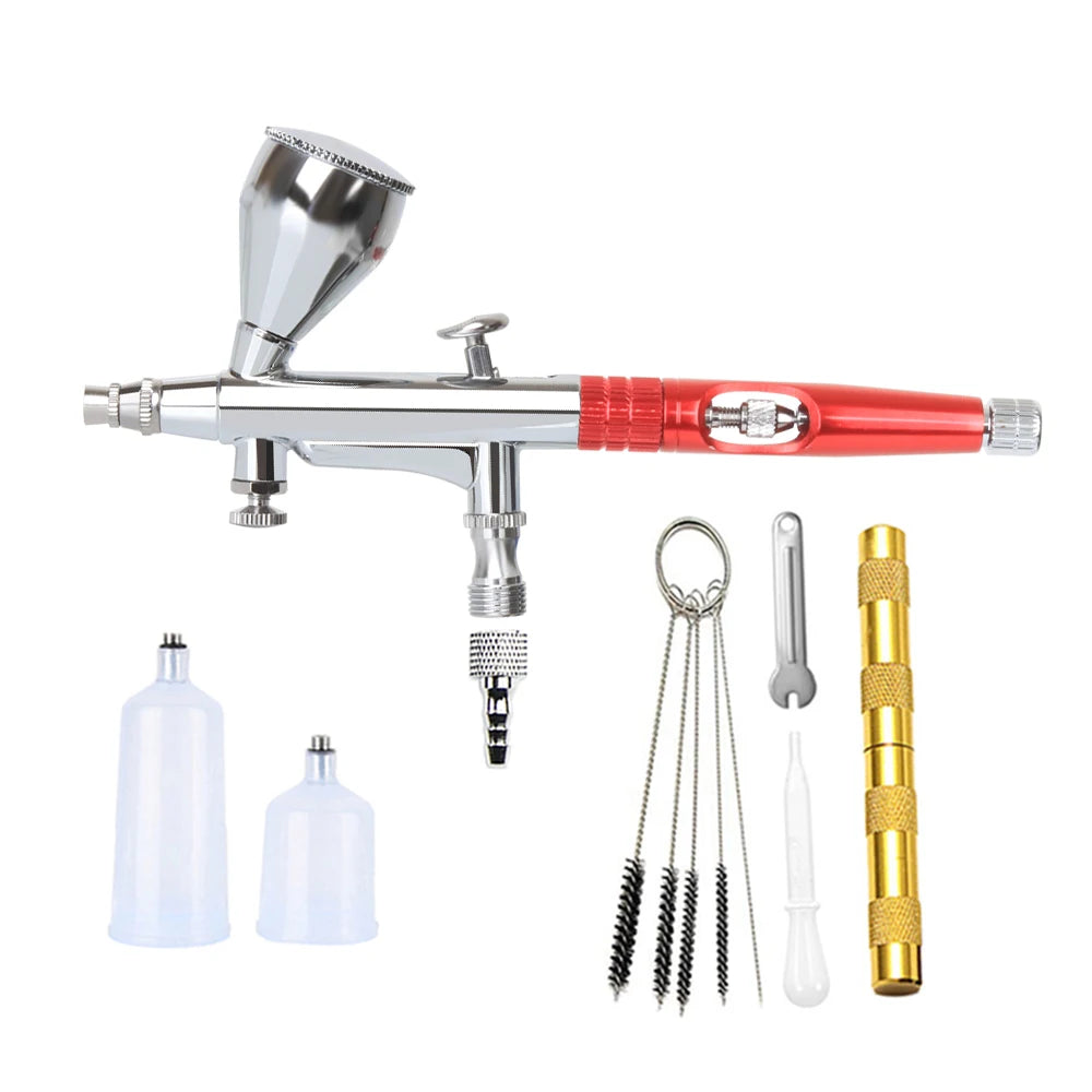 AC180Z Dual Action 15-50 PSI Spray Airbrush Gun