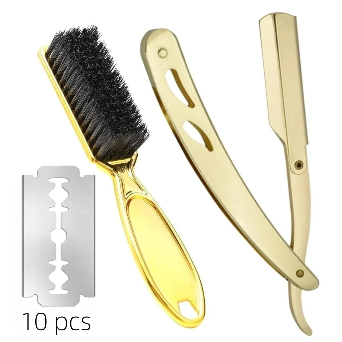 Salon Brush ,Shaving blade Set