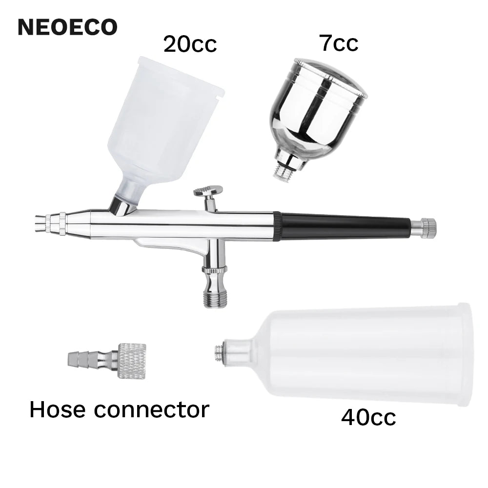 20cc 40cc Gravity Feed Double Action Air Brush Bottle Sprayer
