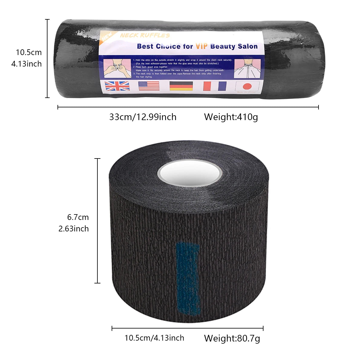 1-5Rolls: Stretchy Disposable Neck Strip