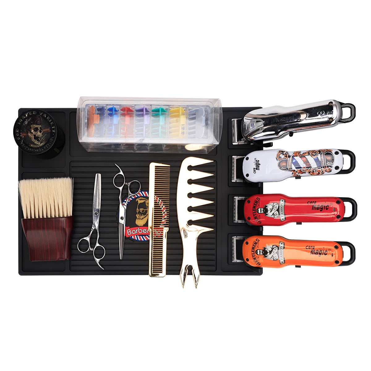 Barbershop Storage Mat Hairdressing Magnetic Tray